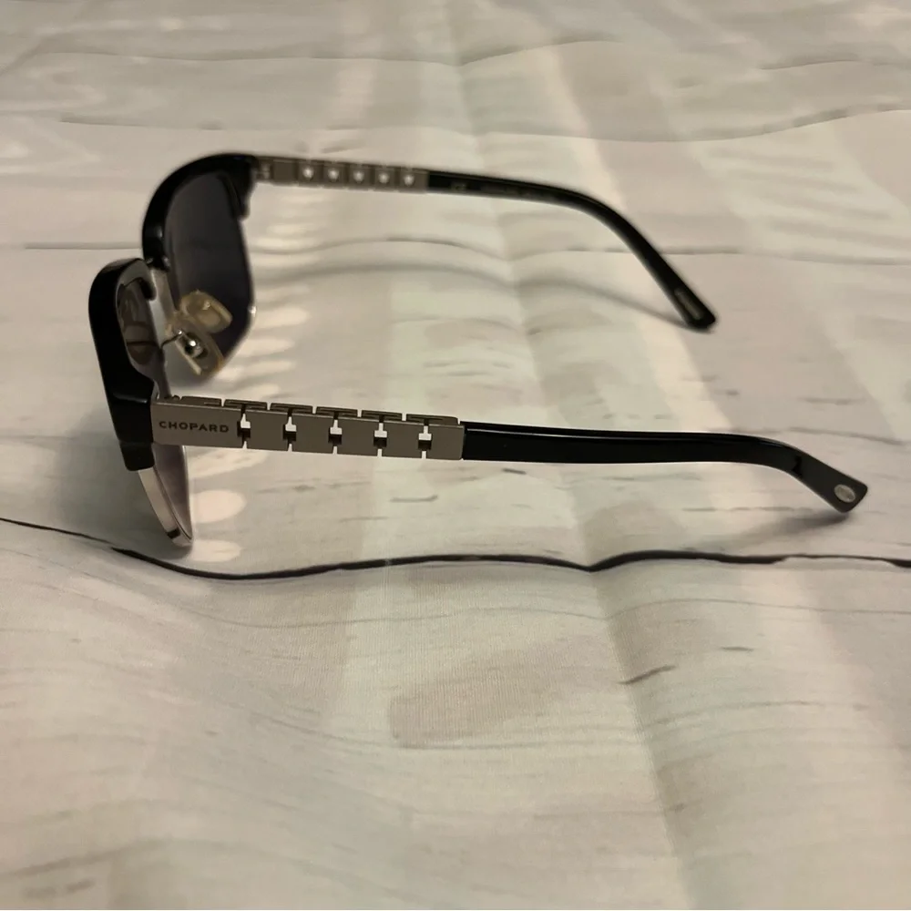 Shiny Nickel Silver Chopard SCH B30 579P Sunglasses